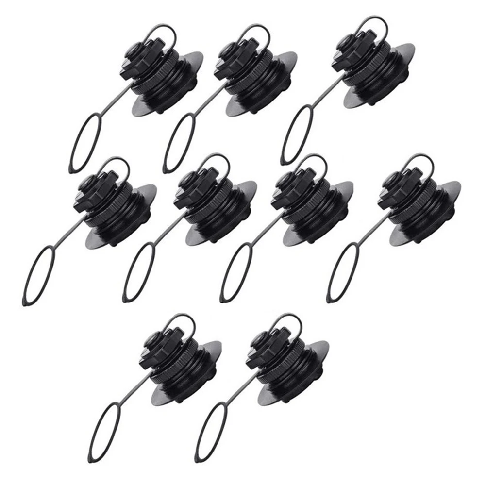 

Air Valve Inflatable Boat Spiral Air Plugs Inflation Replacement Screw Boston Valve for Rubber Dinghy Raft Kayak,9 Pcs