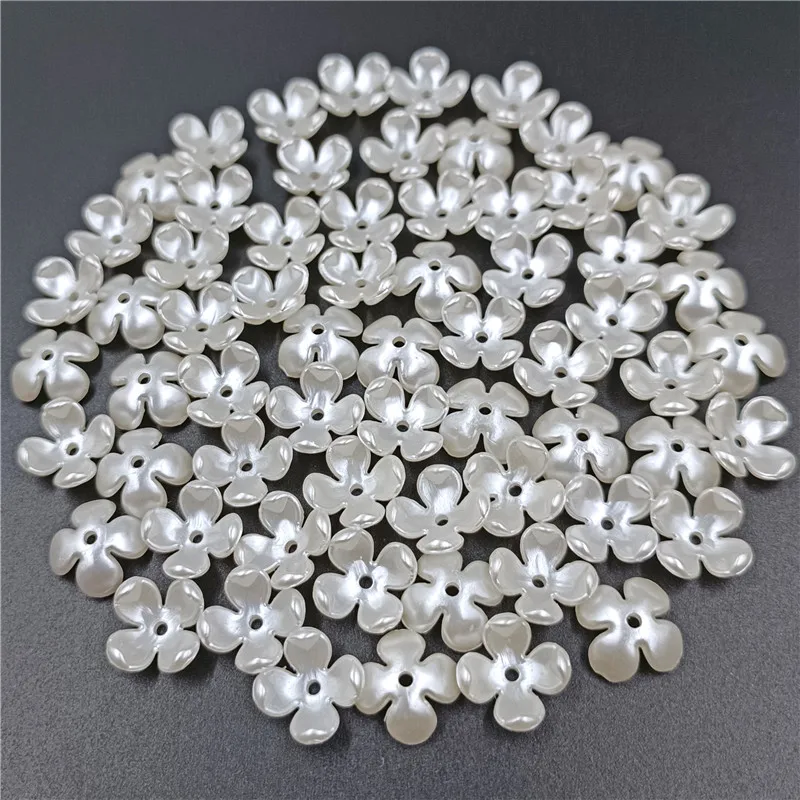 Perles Acryliques Fleur Creuse - 50 Pièces Multicolores | Pour Bijoux DIY Bracelets, Colliers, Boucles D'oreilles