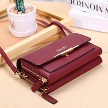  New Women Pu Leather Handbags Female Multifunctional Large Capacity Shoulder bags Fashion Crossbody Bags For Ladies Phone Purse 