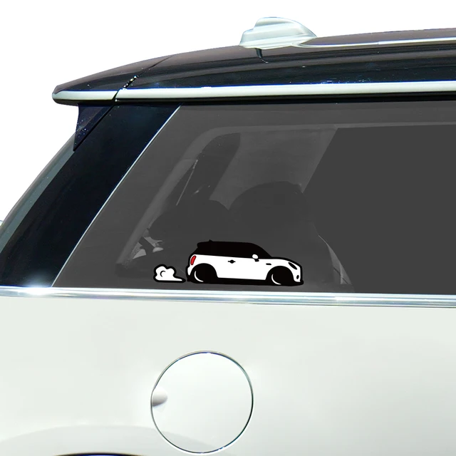 Strisce Adesive Per Cofano Mini Cooper R50 R52 - Design 2 Bianco, Facili Da Applicare - Foto 5