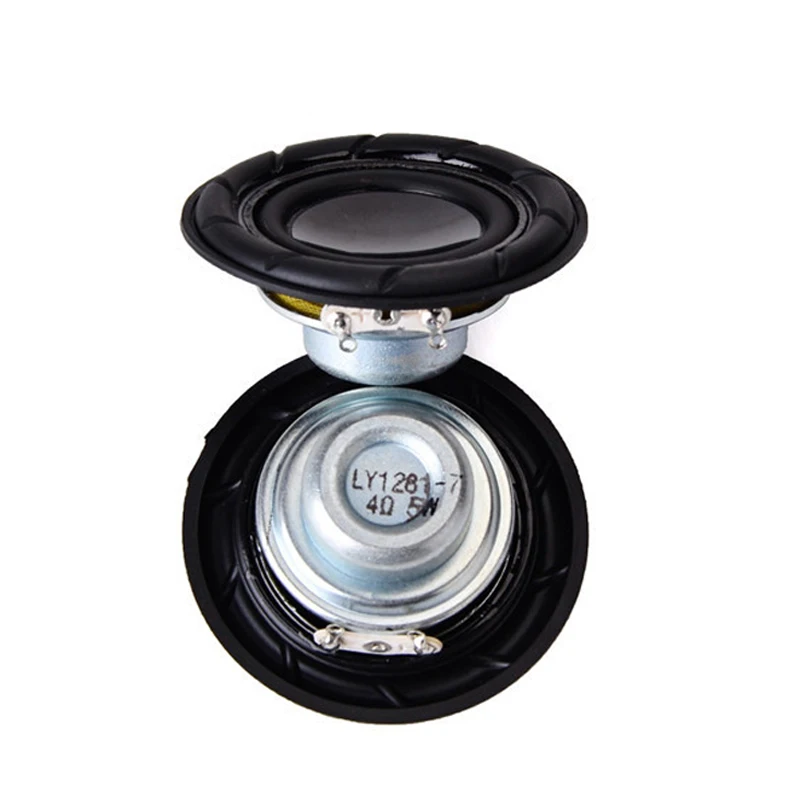 Tenghong 2pcs 4 Ohm 5W 40MM Audio Full Range Speaker Unit Bordering PU Edge Bluetooth Loudspeaker For Home Theater DIY