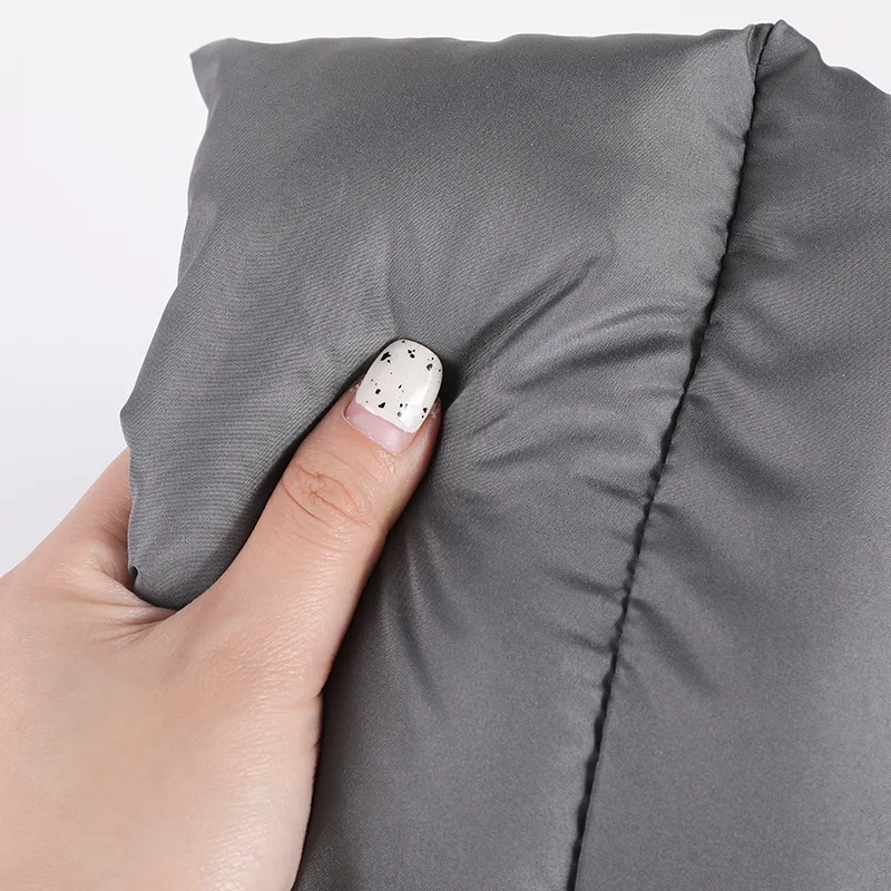 Women Cotton Down Ring Snood Scarves Thermal Warm Scarf 18x115cm Eiderdown Neck Warmer Women Men Inflatable Winter Down Scarf