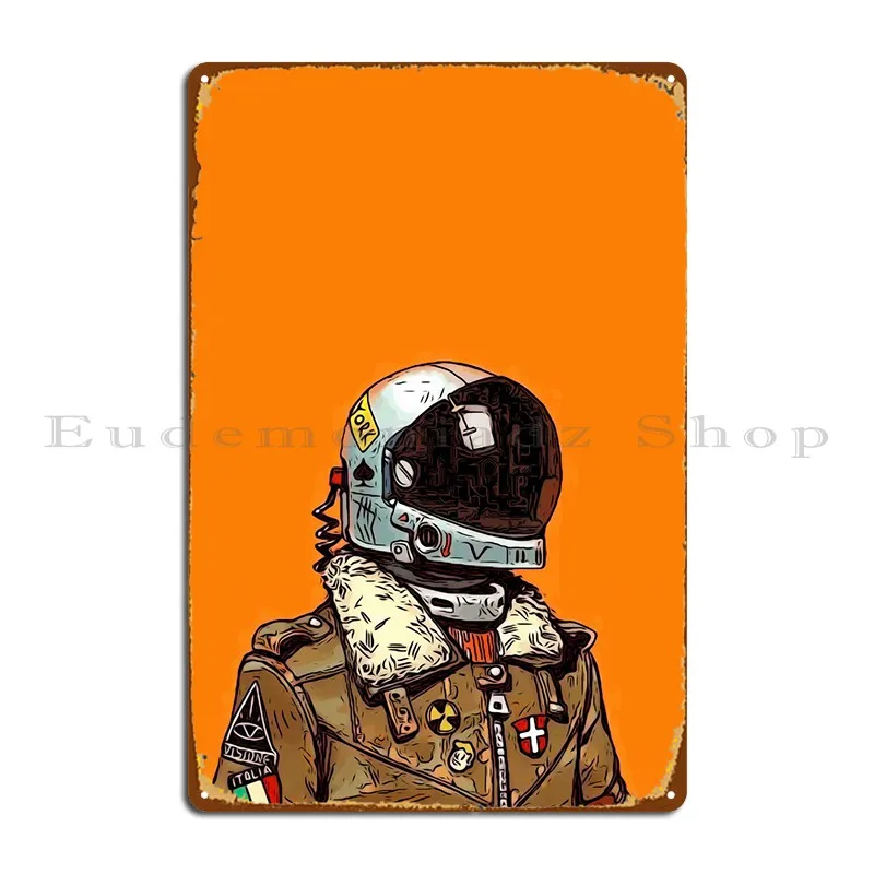 

Cosmonaut Pop Art Metal Signs Customize Custom Wall Cave Bar Cinema Tin Sign Poster