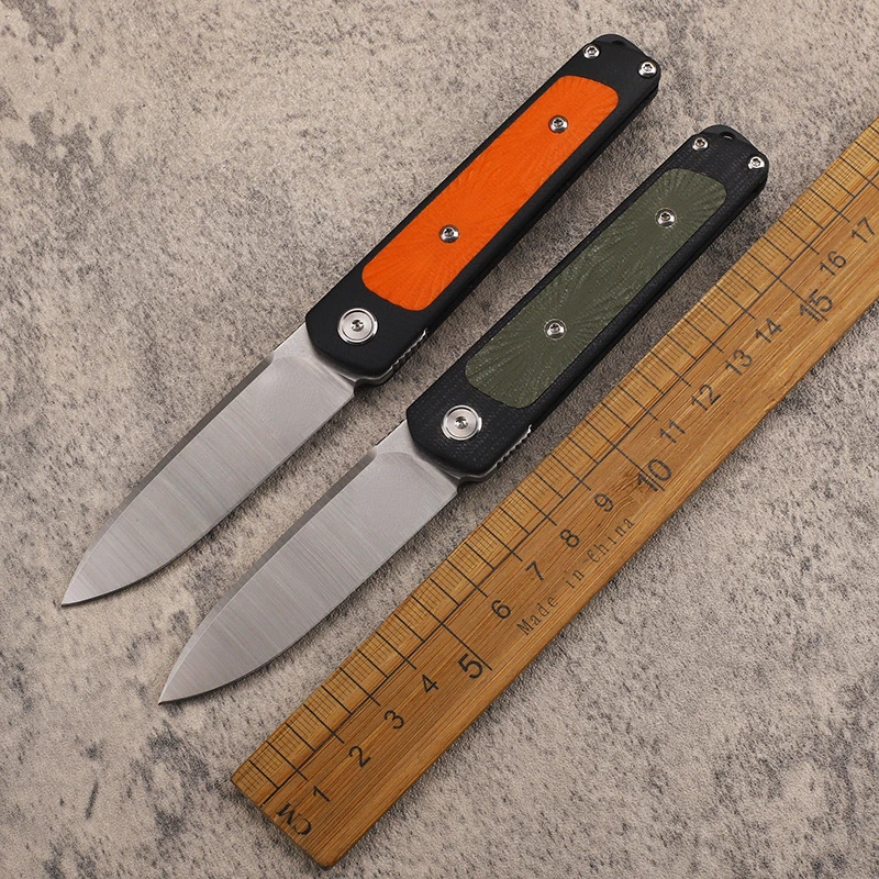 

G10 Handle Folding Blade Knife 14C28N Steel Sharp Outdoor Camping Portable Utility Knife Survival Hand Tools For Self-defense