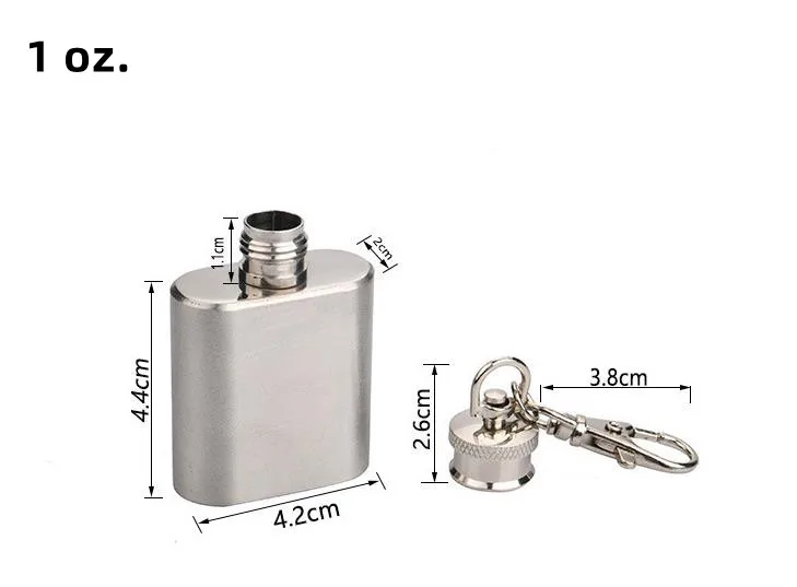 리틀 힙 1/2/3 스테인레스 스틸 휴대용 와인 병, 위스키 냄비, 힙 플라스크, 음료 와인, 고품질, 5온스