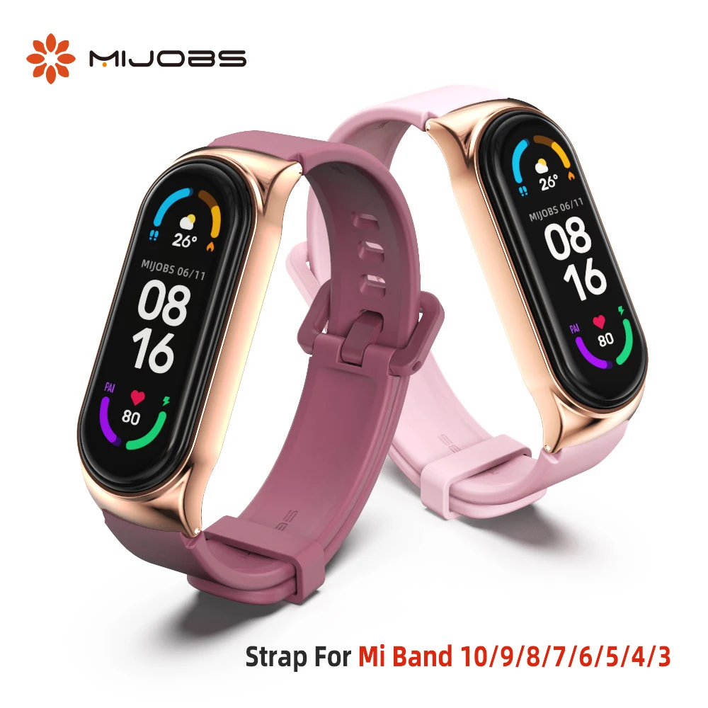 Premium PU Leather Wristband and Metal Bracelet