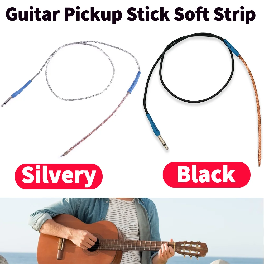 Enhanced Piezo Electric Film Sensor with Soft Strip Guitar Saddle Bridge Pickup