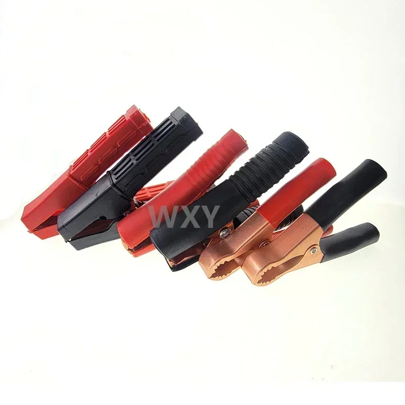 50A-200A Electrical Crocodile Alligator Battery Insulated Clip Connector Plastic Handle Test Alligator Clip For Electric Project