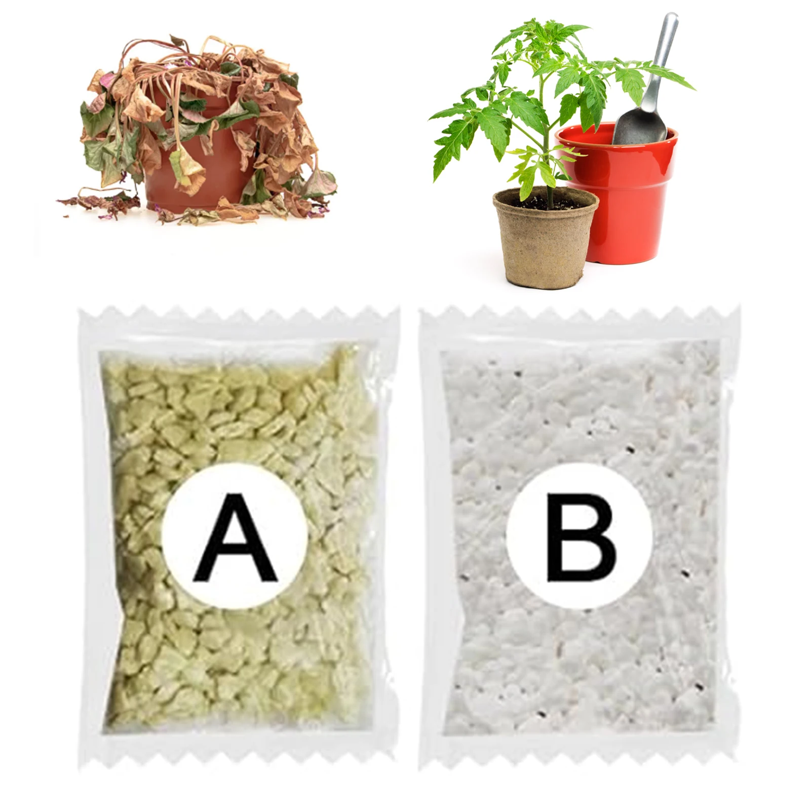 Plant Nutrient Solution Hydroponic Plant Nutrient Fertilizer Non-Polluting All-Purpose Formula A+B Two Part Set