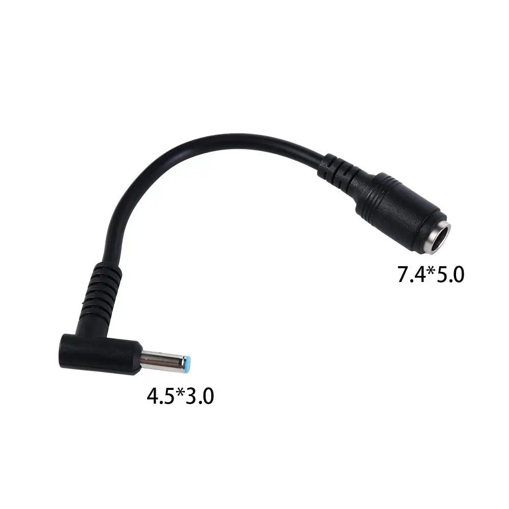 15cm 7.4x5.0mm Female Switch Elbow Female To Male 7.4x5.0mm To 4.5x3.0mm Charger Connector DC Power Adapter Laptop Converter