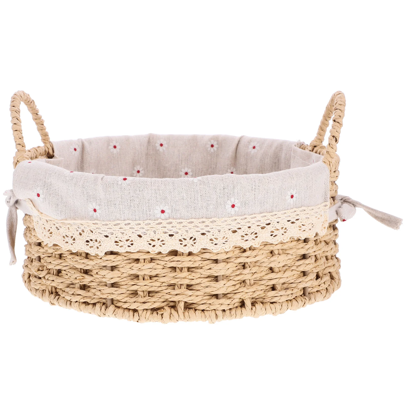 

Toy Storage Bins Basket Large Shallow Woven Baskets Decorative Key Shelf For Paper Rope Shelves Organizer Student