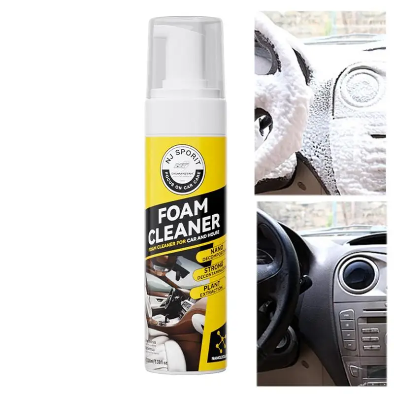 

Car Leather Cleaner Car Interior Care Solution Leather Auto Cleaning Spray Preventing Aging, Anti Crack Auto Accessories