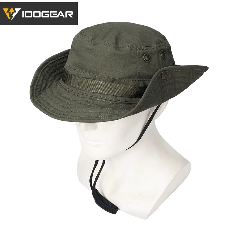 IDOGEAR Tactical  Boinne Hat MOLLE Durable Commander Camouflage Cap Adjustable 3620