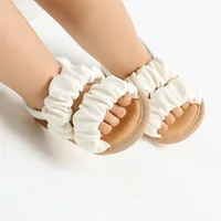 Summer Infant Baby Girls Sandals Cute Anti-Slip Soft Sole Princess Shoes Beach Slipper Toddler First Walkers Shoes 5
