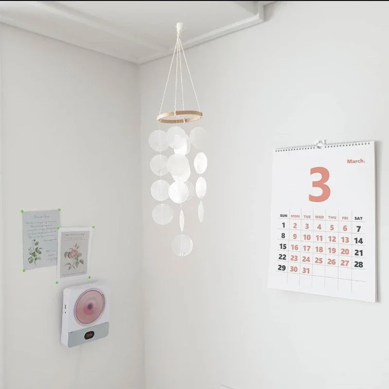 INS Windchimes Home Decor Natural Shell Dream Wind Chimes Bohemian Dream Catchers Kids Room Nursery Decor Special New Year Gift 3
