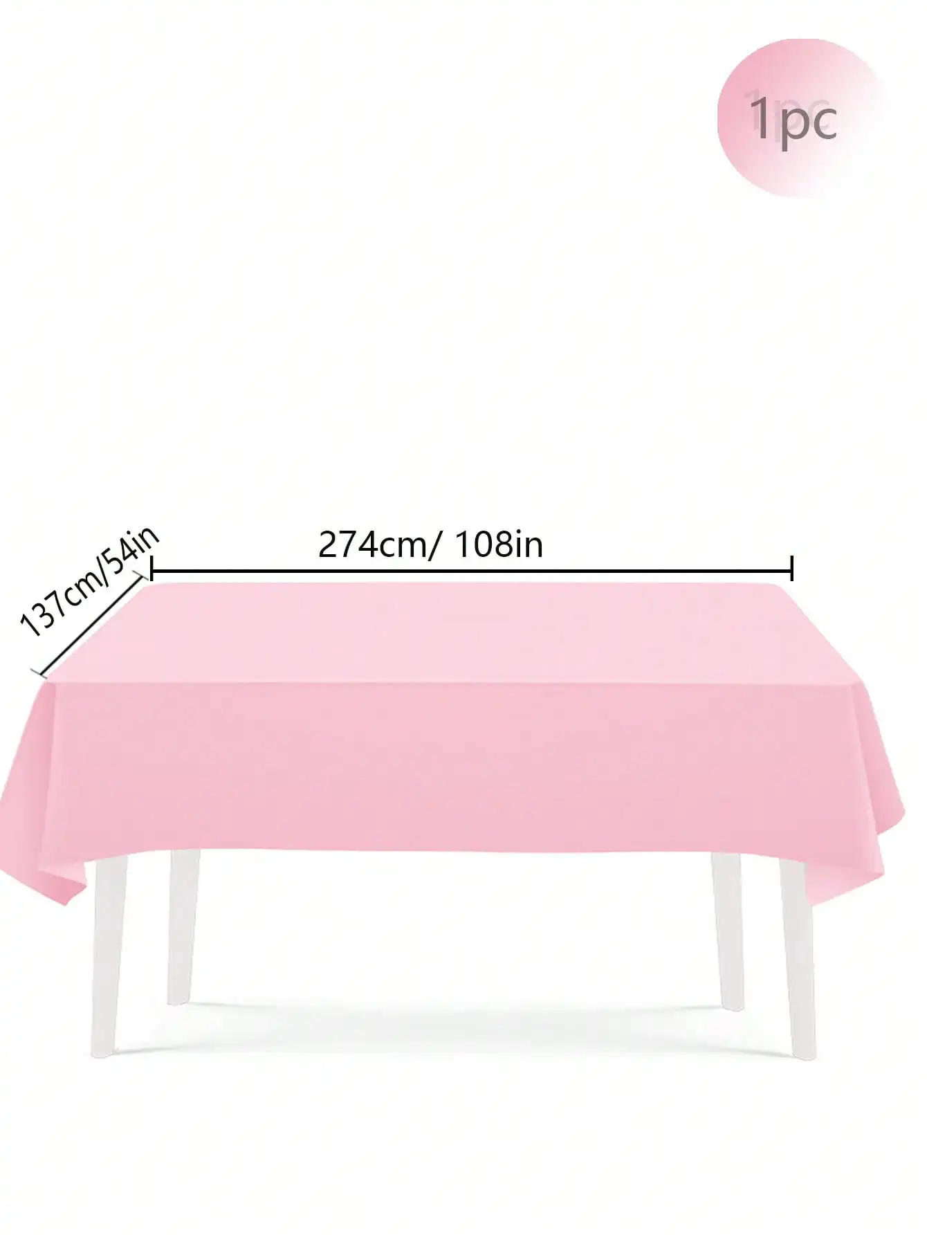 Pink Party Supplies Set - Disposable Plates Spoons Forks Knives