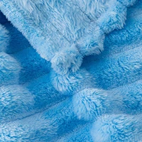 Couverture en flanelle 1 pièce, couverture de canapé confortable et chaude, couverture de sieste rayée ultra douce adaptée à la chambre à coucher et au dortoir 6