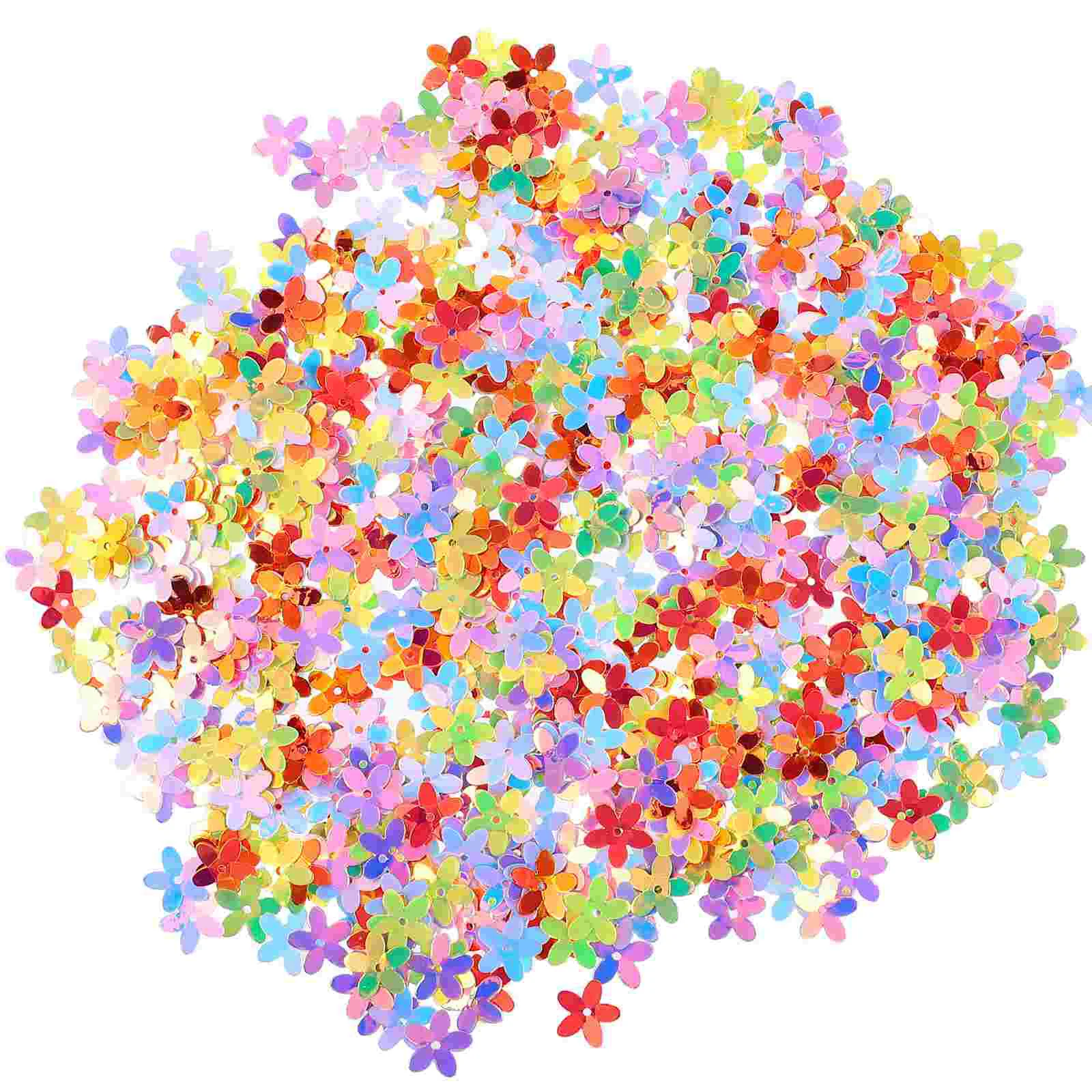 

1 Bag Flower Shape Confetti Ornaments Colorful Confetti Decor Romantic Wedding Confettis
