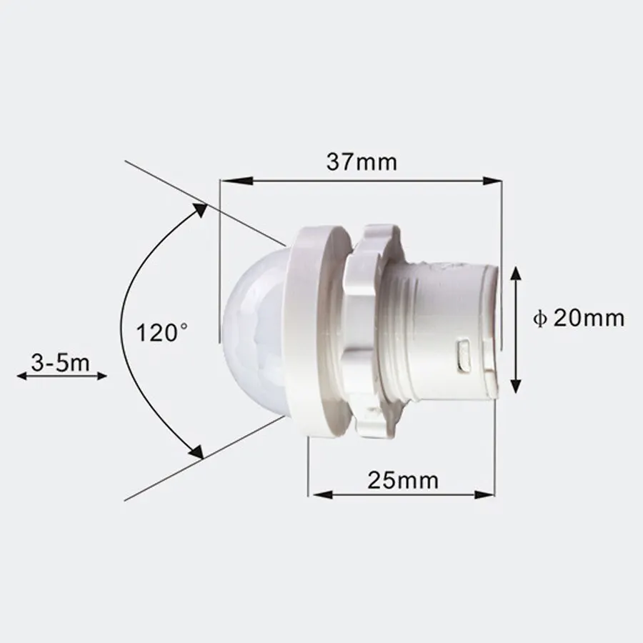 Light Motion Sensor Switch AC 220V 110V PIR Movement Detector Automatic 30s Delay For Lamp Presence Sensor Hallway Aisles Garage motion sensor human presence sensor motion detector light sensor switch