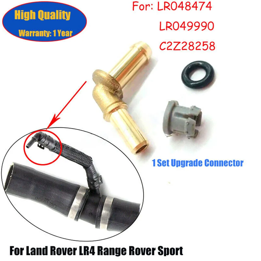 Thermostat Water Outlet Tube Connector Kit For LR Sport Discovery 4 For 2010-2012