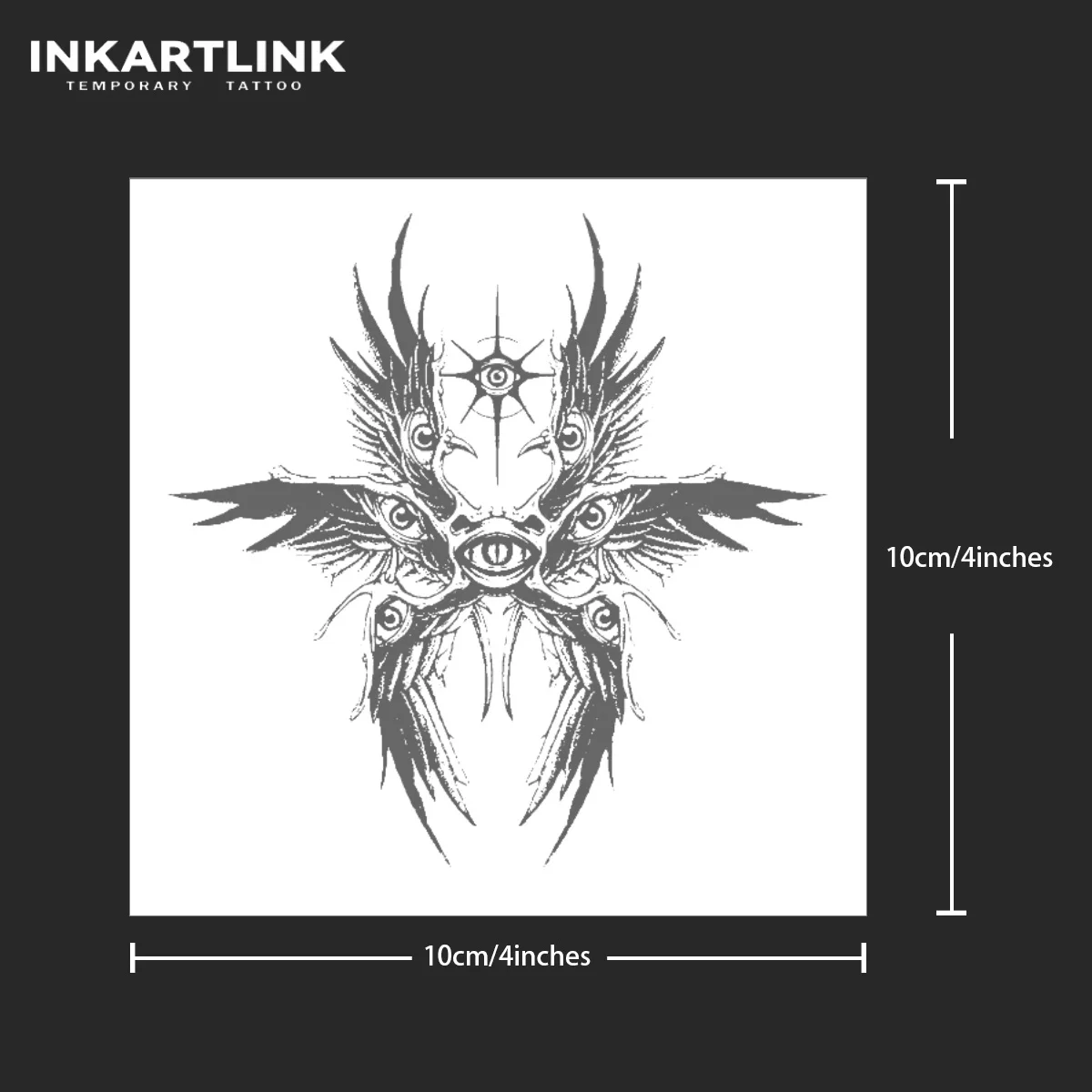 Wing  temporary tattoo sticker, waterproof magic tattoo, lasts to 15 days fake tattoo, semi permanent tattoo 4
