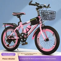 Vélo de montagne/route pour enfants et adultes de 18 à 24 pouces, vélo de déplacement en plein air à vitesse simple/variable pour tous âges 5