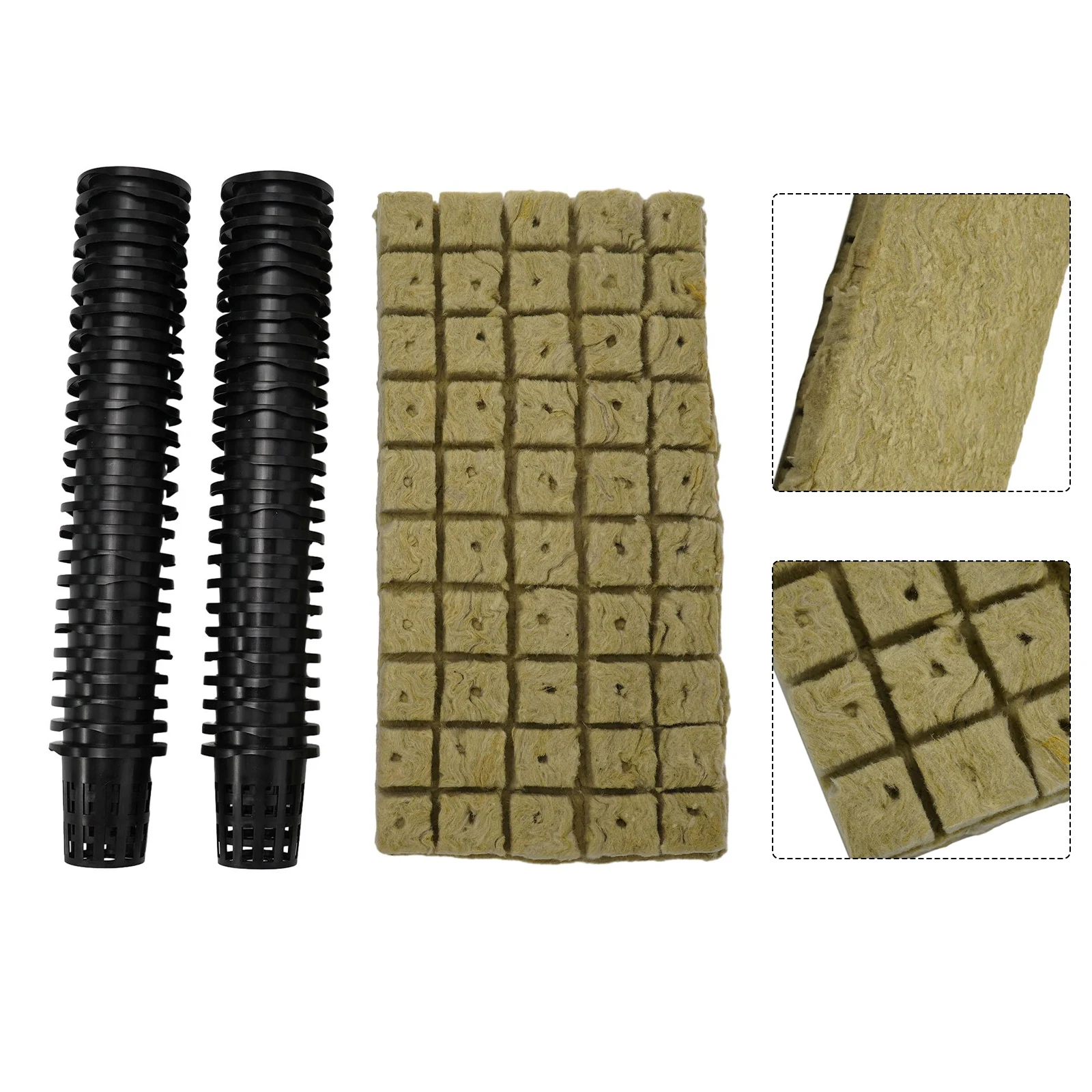 

Plant Net Cups Planting Basket Cubes Diameter 38.5mm For Hydroponic Height 50mm Plastic Soilless Planting Sponge