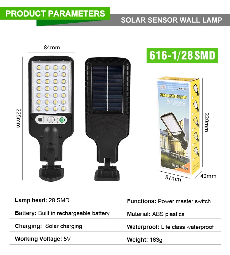 Motion Sensor Security Lighting With 3 Light Mode Outdoor Solar Lamp Solar Street Lights  Waterproof for Garden Patio Path Yard solar lamp outdoor Solar Lamps