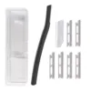 Eyebrow Razor Kit Beard Trimmer Dermaplaning Tool Shaper Facial Razor for Beard Moustache Razor With 6 Blade Sets 1