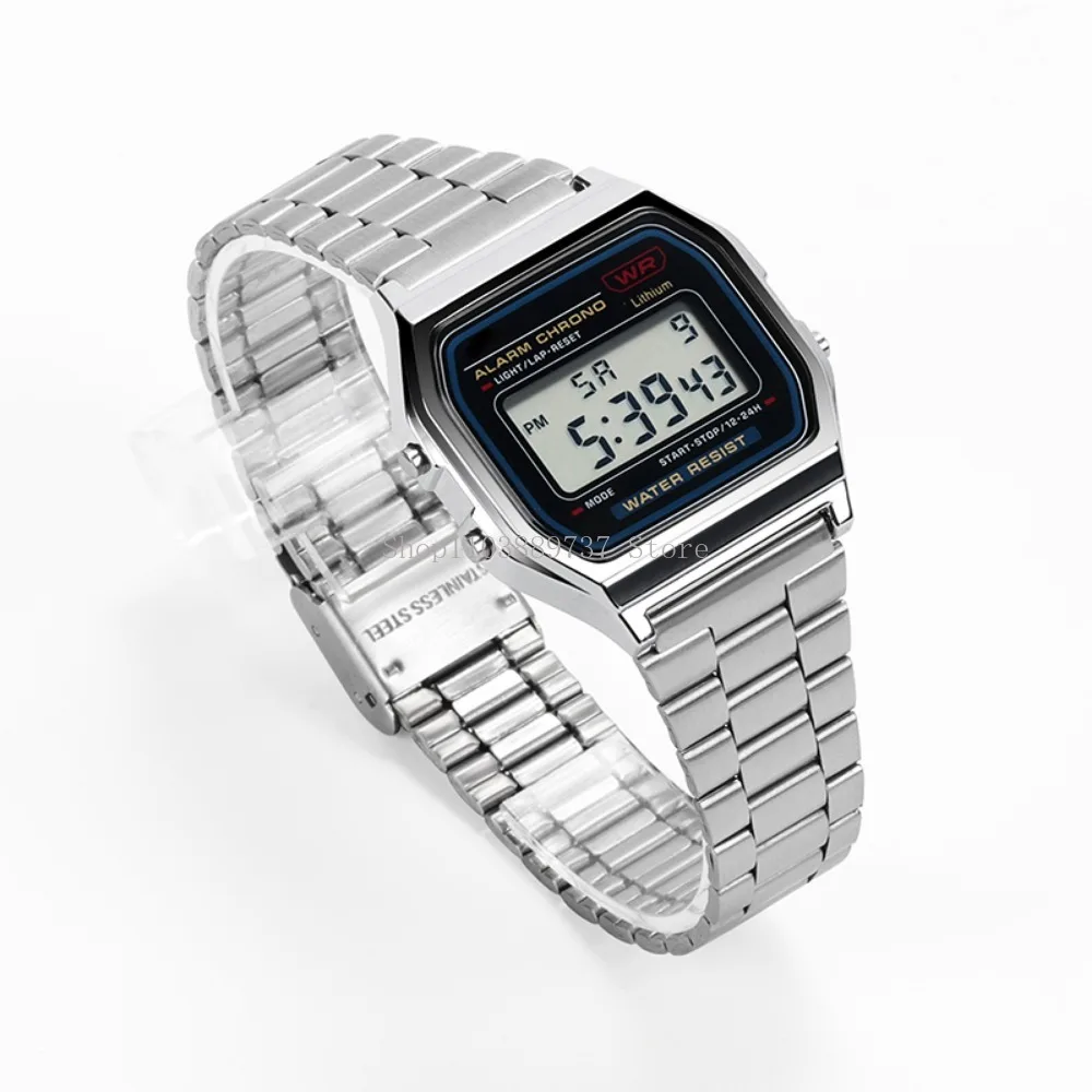 Für Casio F-91W Edelstahl Armband 18mm Armband für SGW400 F84 F105/108/A158W/168 AE1200/1300 Männer Frauen Metall Armband Gürtel – Detail 7