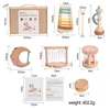 Montessori Wooden Instrument Set Baby Early Musical Educational Interactive Toys Multi-functional Newborn Cloud Instrument Gifts 6