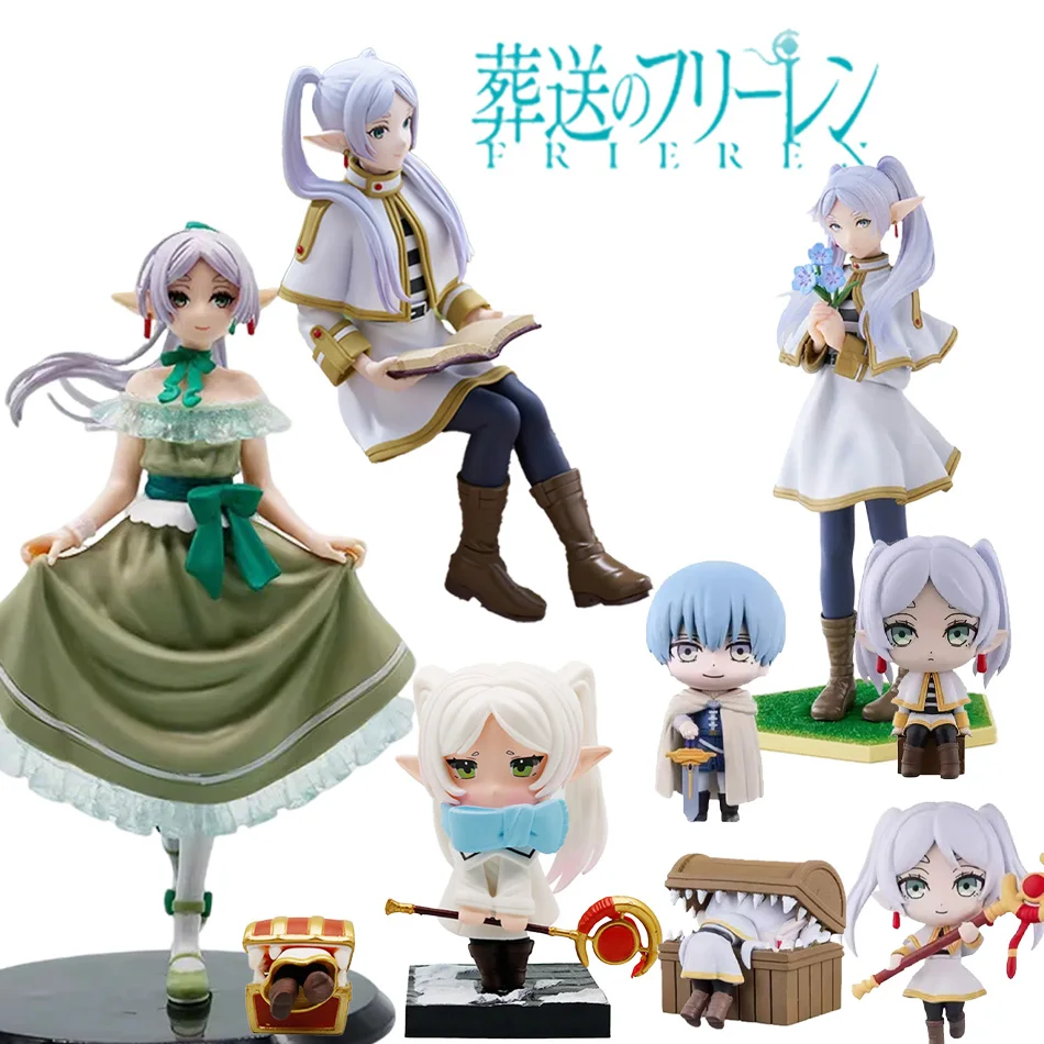 Anime Frieren Collectible Action Figure Set - 4 Piece Cute Desktop Decoration Gift