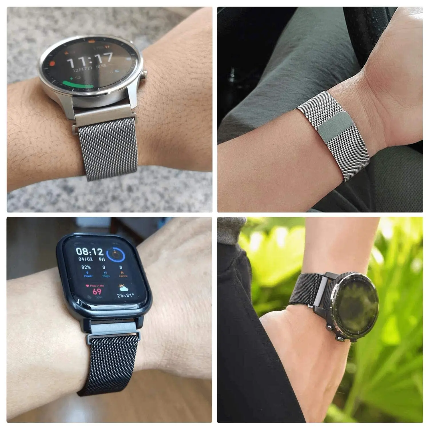 Mini Correa Amazfit Gts 2e Magnetic Strap Amazfit Bip Watches