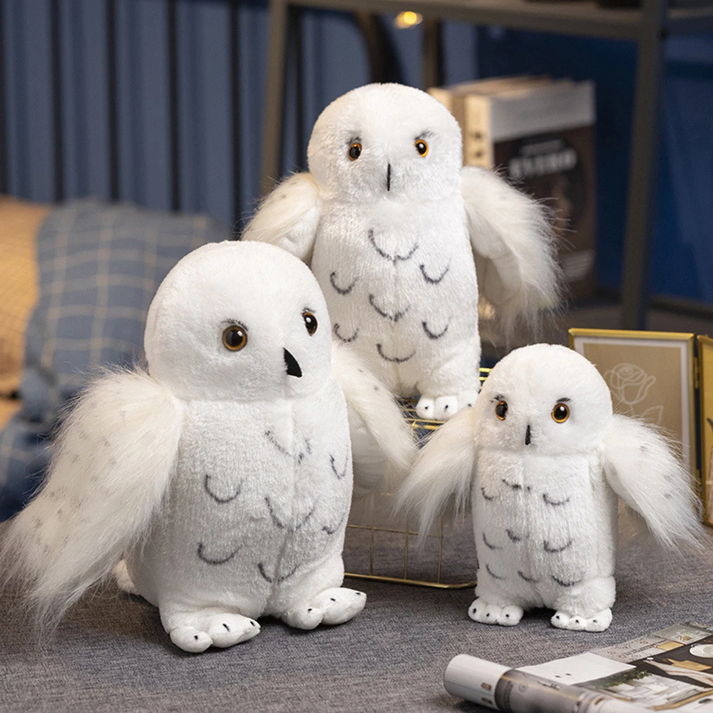 

Simulated Cute White Owl Doll Stuffed Plush Toy Girl Birthday Gift