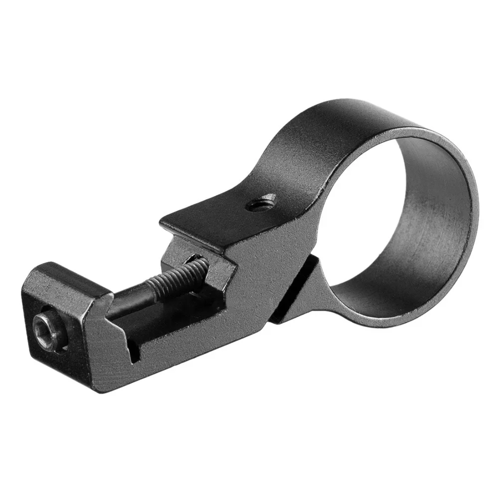 1pc Ultralight Picatinny Rail 90 Degree Offset Side 1" Ring Mount Adapter Tube 20mm 7/8" For Flashlight Hunting tactical flashlight rail