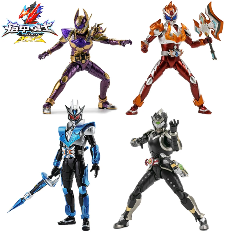

Original 1/12 Armor Hero Lava Armor Handsome Wolf Catcher Watts Nano 15cm Pvc Action Anime Figure Model Toys Gift In Stock