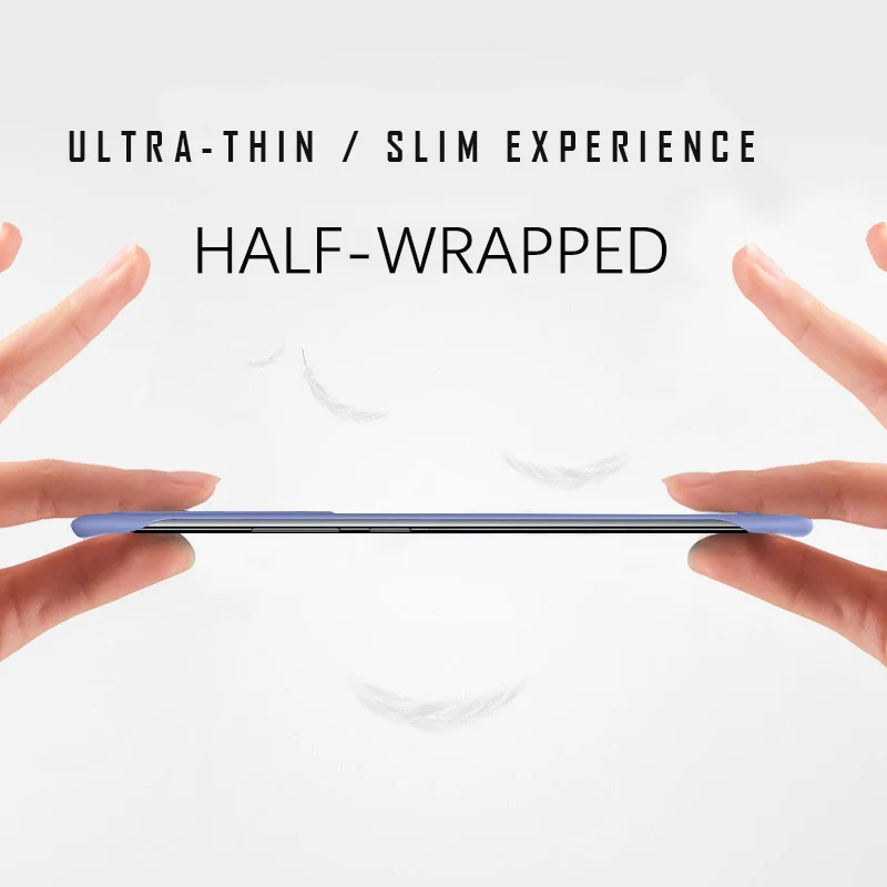 Sleek Matte Shockproof Fashion Case - Slim Half Wrap Design