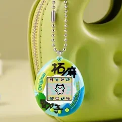 Reproducción genuina de Tamagotchi Bandai Serie Yuanzu Máquina Colgante Mascotas Electrónicas Consola de Juegos Clásica Juguete de Recuerdos de la Infancia