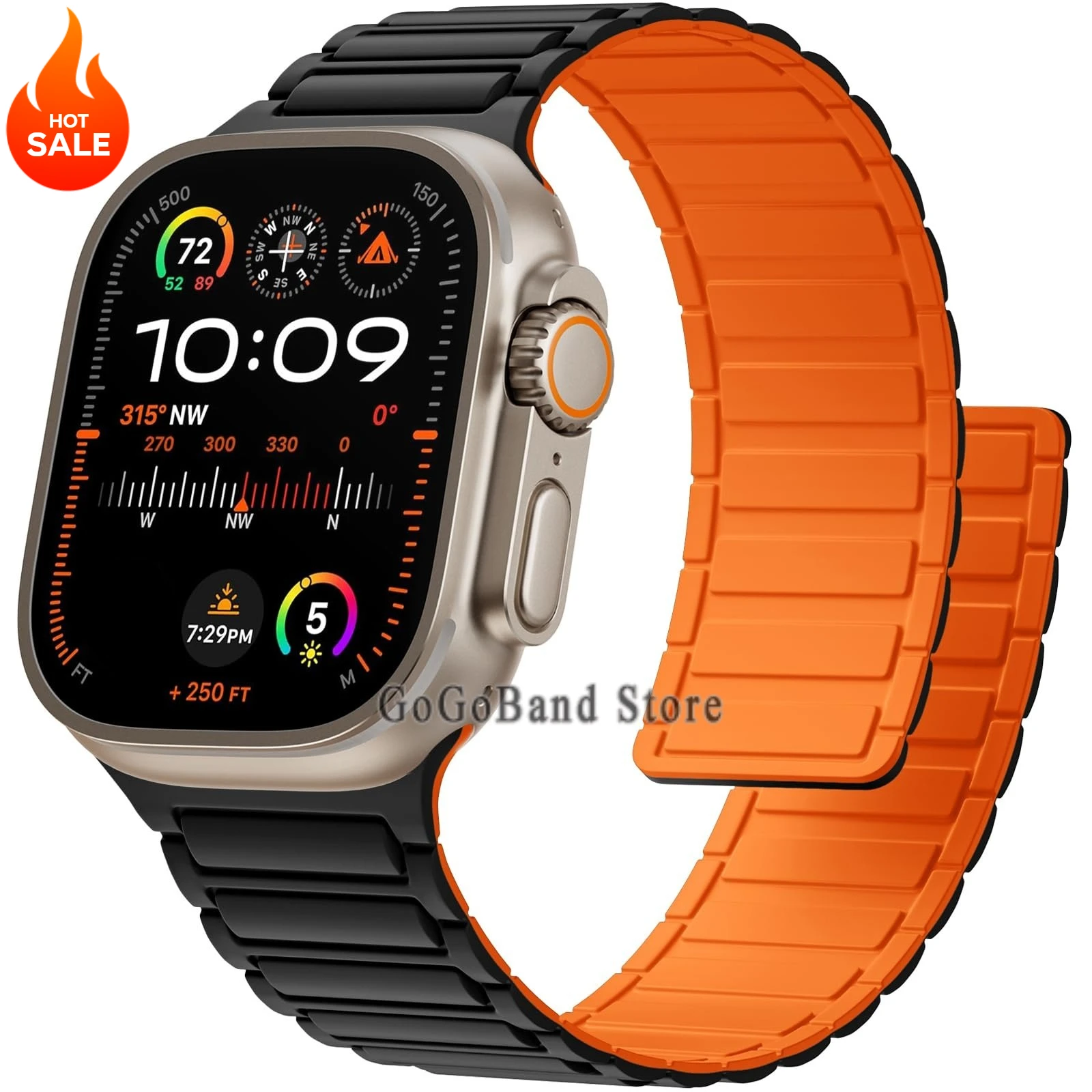 Sport Silicone Magnetic Strap Bracelet