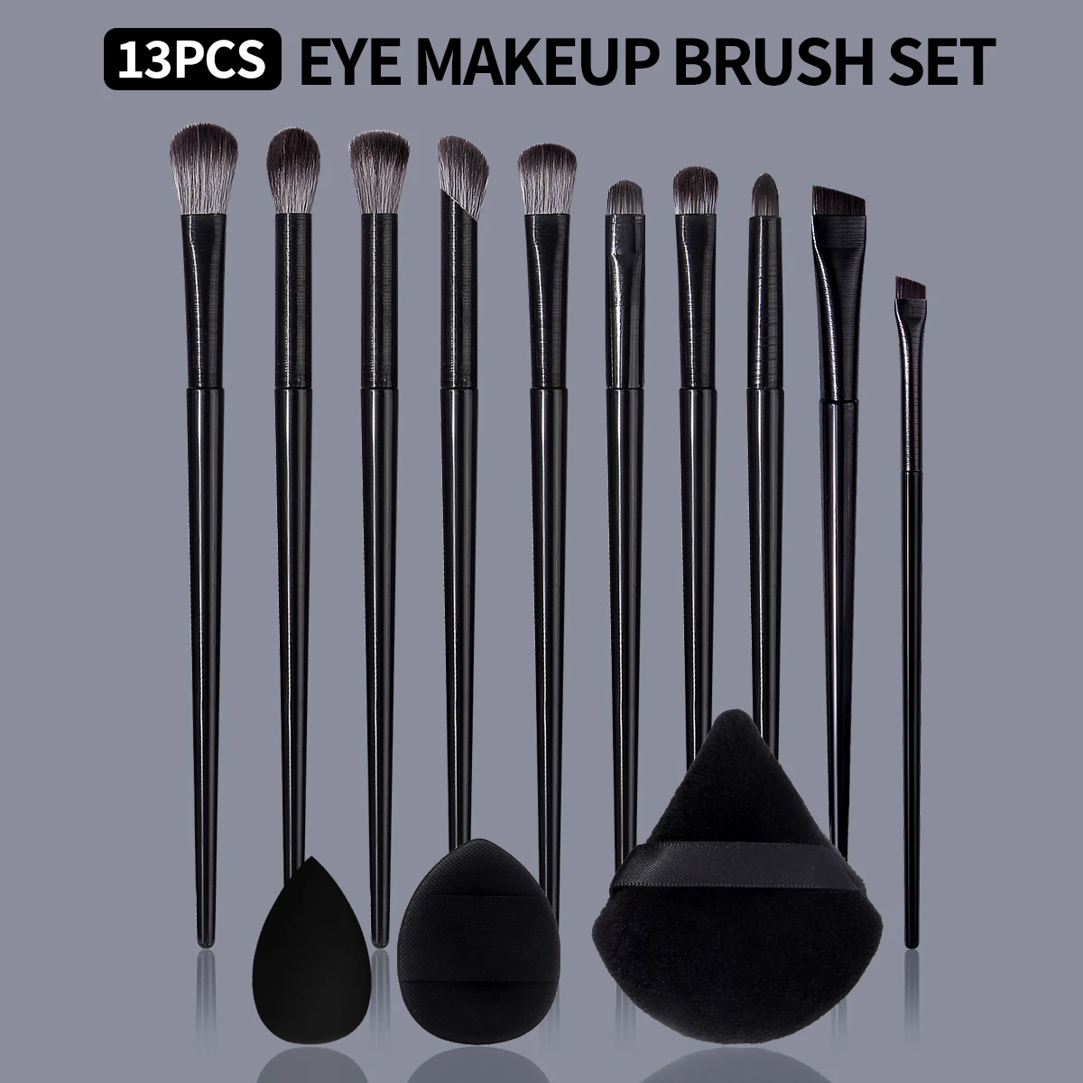 Set di Pennelli Professionali per il Trucco - Pennelli Cosmetici Morbidi e Soffici per Fondotinta, Cipria, Ombretto e Sfumatura, Strumenti di Bellezza