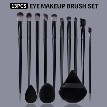 Set di Pennelli Professionali per il Trucco - Pennelli Cosmetici Morbidi e Soffici per Fondotinta, Cipria, Ombretto e Sfumatura, Strumenti di Bellezza