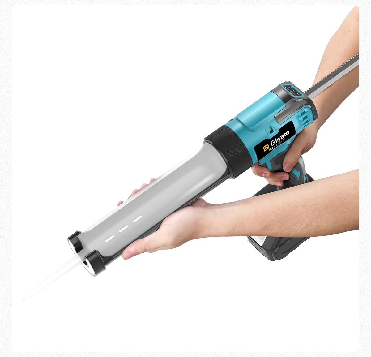 400KG Cordless Electric Caulking Gun 6Gears Glass Glue Gun Adhesive Glue Sealant
