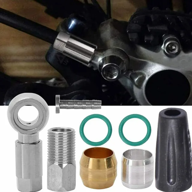 Bike Bicycle Banjo Set Connect Insert For-Shimano Hydraulic Disc Brake Hose  BH90 MTB Bike Oil Needle Olive Head Cycling Parts - AliExpress