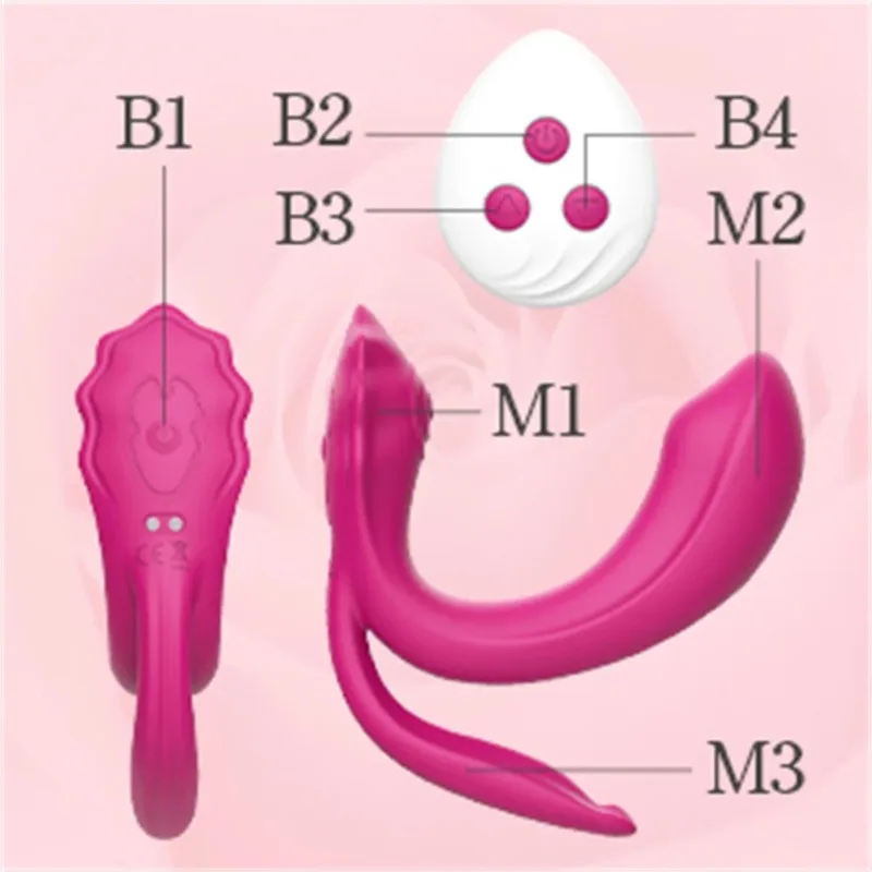 Sex toys Wearable vibrator clitoral stimulator Hip plug G-spot vaginal massager Female masturbation toy Couple intimate sex toy