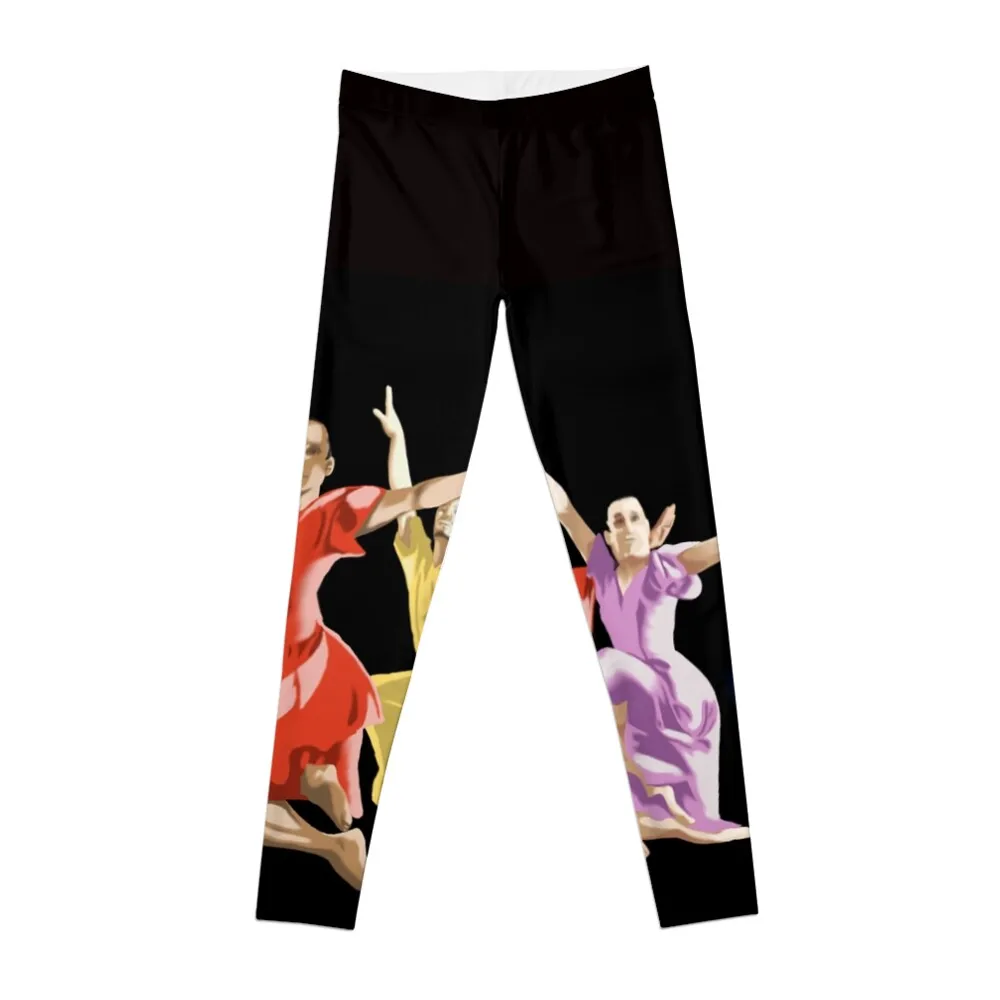 

Black Jazz 101 Leggings high waist sport set gym womans jogging pants Womens Leggings