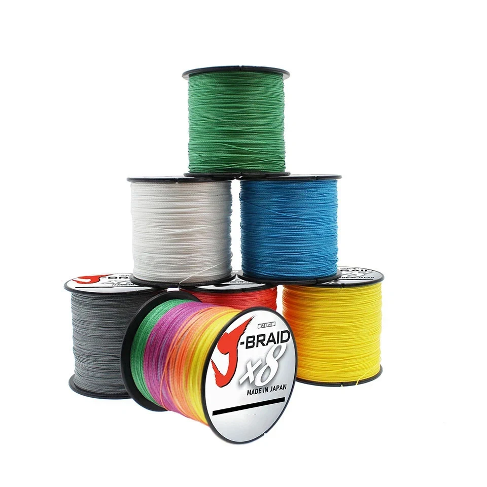 4/8 Fili J Treccia Linea Di Pesca 300M 500M Giappone Pe Linea Intrecciata Linea Galleggiante Multifilamento