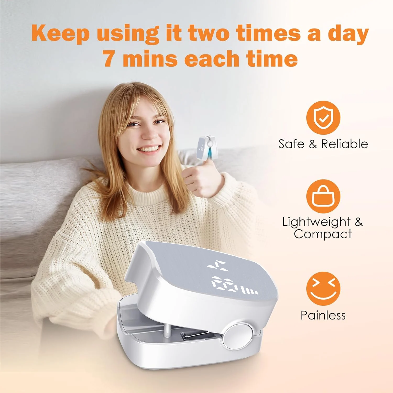 Onychomycosis instrument Portable Nail Fungus Therapy Laser Device Repair Toenail Fingernail