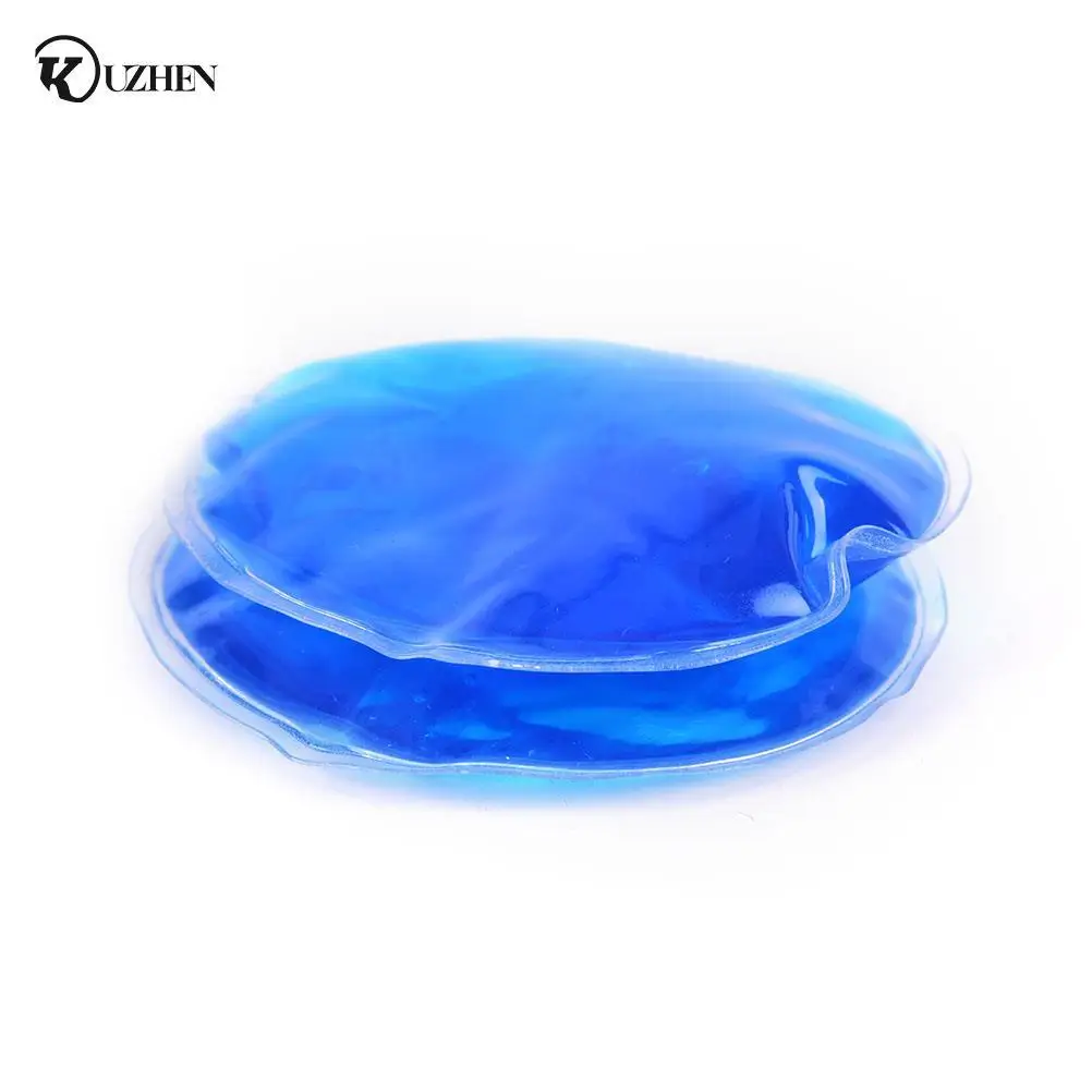 Gel Pack Round Reusable Ice Cold Hot Gel Pack Therapy Microwaveable Heat Pain Relief 1Pcs