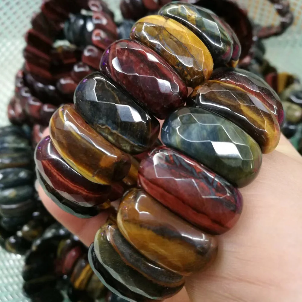 2023 Natural Tiger Eye Stone Beads Bracelet Natural Gemstone Bracelet DIY Jewelry Bracelet for Man for Woman Wholesale !