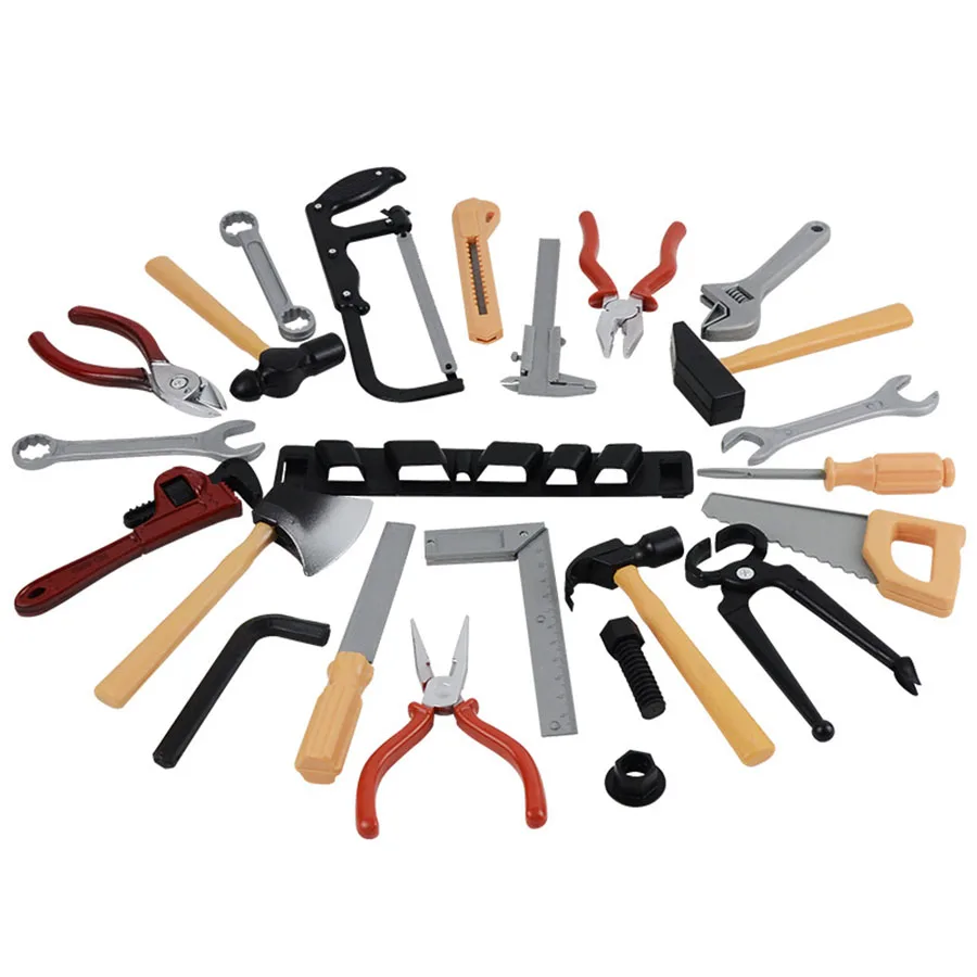 14pcs Mini Plastics Repair Tools Toys Engineering Repair Tool Set Playing House Toys Boys Birthyday Gifts Hands on Ability JXB